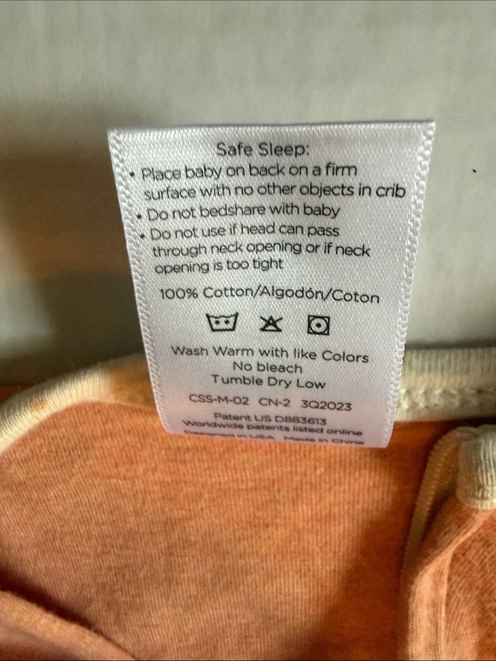 Infant Sleep Sacks 0-6 months